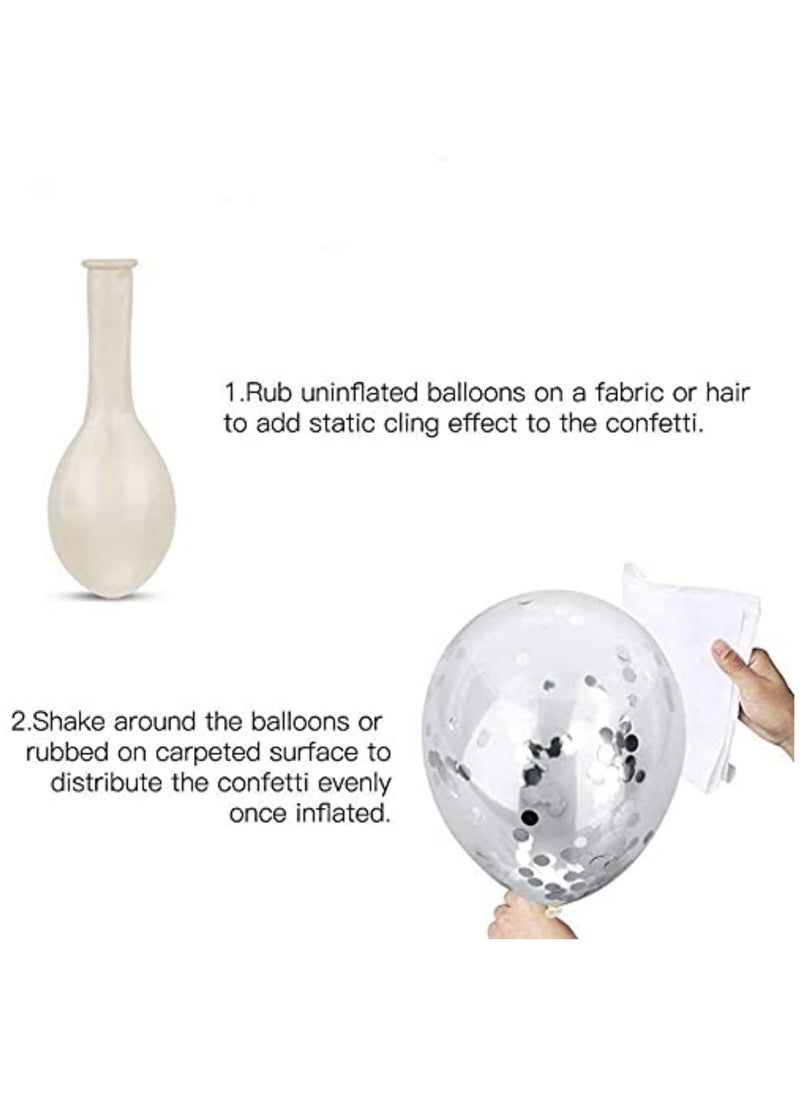 Mr. Penda Happy Birthday Balloons Decoration Set for Indoor and Outdoor Birthday Party Decorations (Silver)  - Image 5