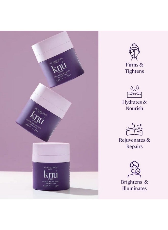 Michael Todd Beauty Knu Cream Face Lifting Brightening & Tightening Cream For Moisturizing & Rejuvenating With Bakuchiol Peptides & Snail Secretion For All Skin Types 1.68 Fl Oz/50 Ml - Image 5