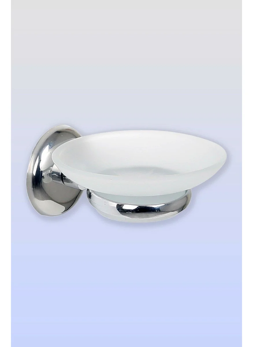 Mc Blue Metal Soap Dish