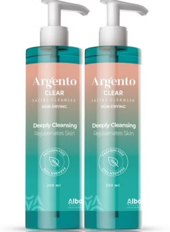 Argento Clear Facial Cleanser - 200 Ml 1+1