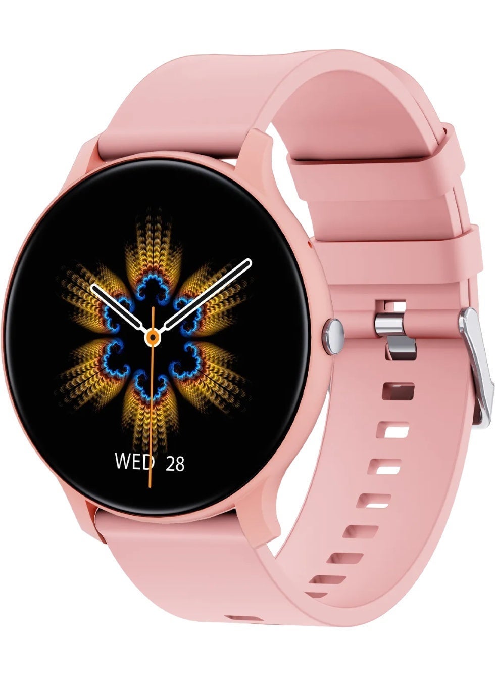 Smart Watch with 1.46" Display, IP68 Waterproof, Always on Display, BT Calling, Music Control, Sleep Monitor, Multiple Sport Model, Activity Tracking, Compatible with Android 5.0 & up, iOS 9.0 & up - Pink