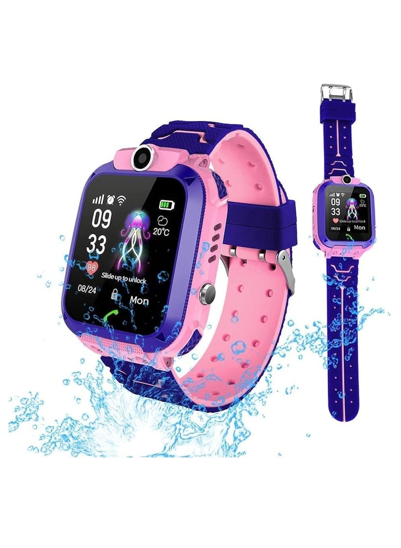 ZAMZIN Kids Smart Watch with Waterproof Design, Camera, SIM Card Slot & Activity Tracker – Touch Screen Smartwatch for Calls, Games, Pedometer, SOS Safety Alerts, Fun Educational Outdoor Watch for Boys & Girls - Image 1