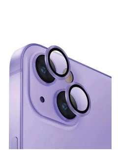 DIGI CORE iPhone Full Coverage Set iPhone 14 Screen Protector 3 Pack 6.1 Inch 2.5D Curved Edges With iPhone 14 Camera Lens And Anti-Scratch iPhone Back PVC Clear Sheet (iPhone 14,Purple)  - Image 5