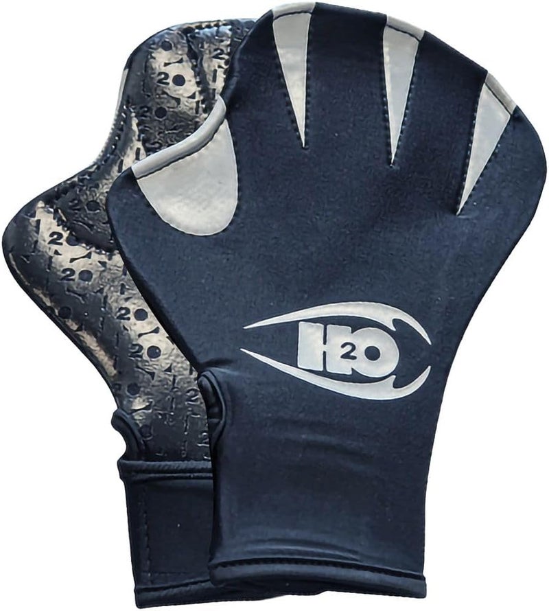 H2ODYSSEY Paddle Gloves - Webbed Gloves with Velcro Strap - Sticky PVC Palm Grip - Thermal Dive Gear to Keep Hand Warm - for Surfing, Diving and Swimming - Image 1
