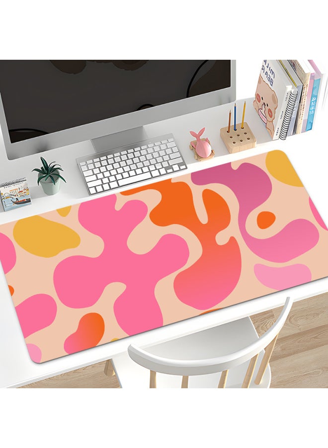 Explosions Creative Texture Lines Abstract Painting Large Flat Rubber Mouse Pad Non-slip Heat Map Wholesale-Color:700*300*3mm-Pattern:MY078 - Image 1
