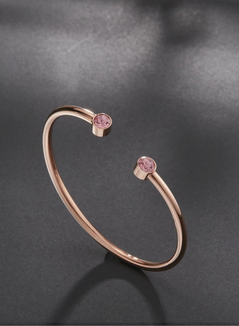 زنك سوار زينك النسائي من الستانلس ستيل باللون الروز جولد | ZFBG001RGPN - Image 2