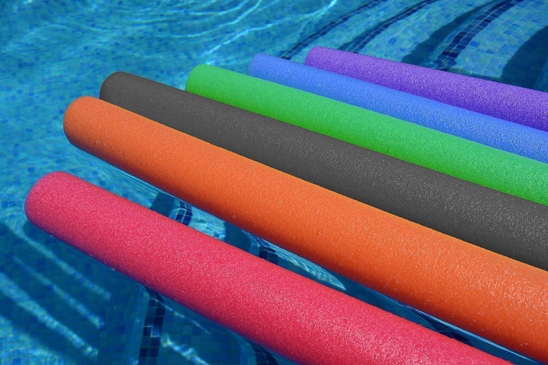 Chochkees Floating Pool Noodles Foam Tube 2-Pack, Thick Hollow Noodles for Floating in The Swimming Pool, 52" Inches Long - Image 2