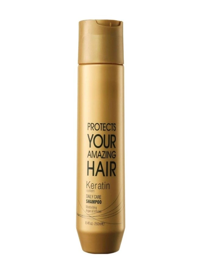 Keratin System Daily Care Shampoo 250ml Gold edition