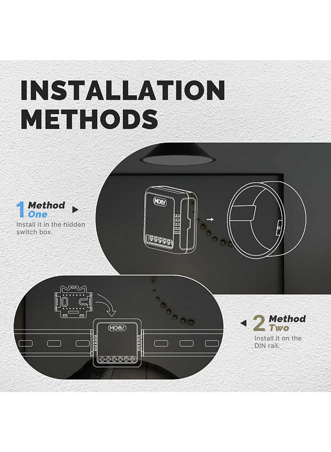 Tuya WiFi Intelligent Switch Dimmer DIY Module Light Switch Mobilephone APP Remotely Control Activate Home Devices Compatible with Alexa and Google Assistant for Voice Control