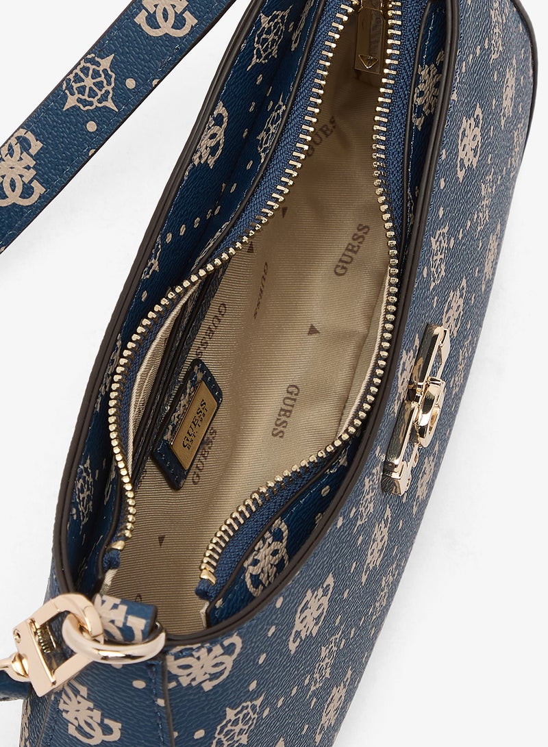GUESS Emelie Logo Top Zip Shoulder Bag - Image 4