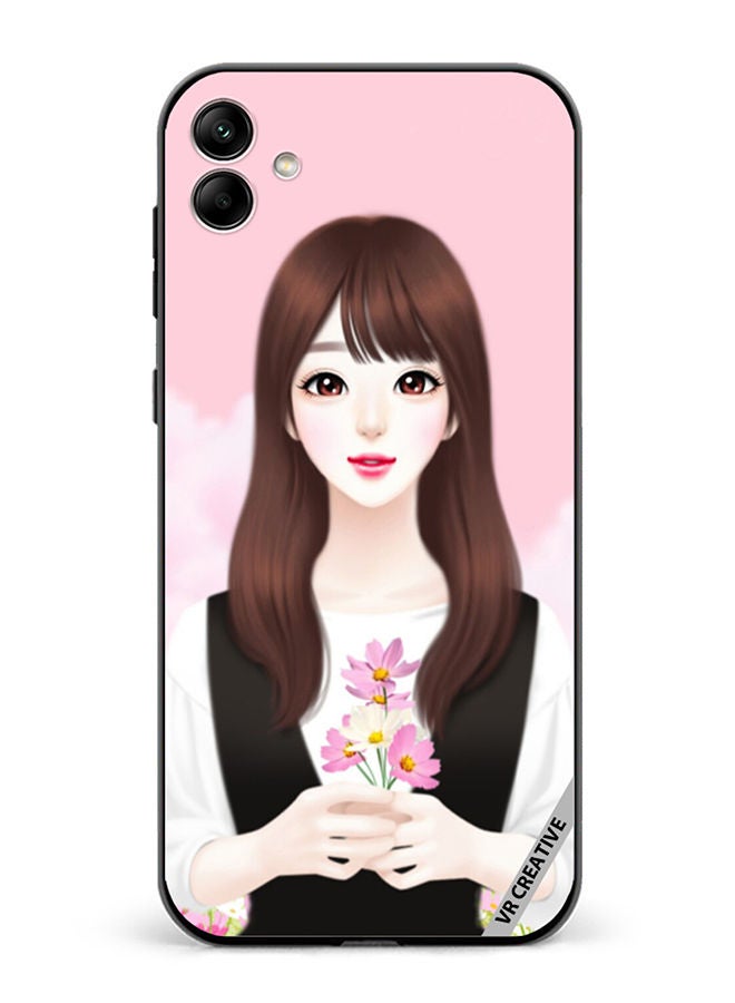 VR CREATIVE Protective Case Cover For Samsung Galaxy A04 Cute Anime Girl Design Multicolour - Image 1