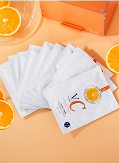 OYAX Facial Mask VC Orange Vitamin Mask Collagen Face Anti-aging Hydrating Face Mask Clarifying Nourishing Firming Beauty Facial  - Image 4