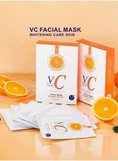 OYAX Facial Mask VC Orange Vitamin Mask Collagen Face Anti-aging Hydrating Face Mask Clarifying Nourishing Firming Beauty Facial  - Image 2