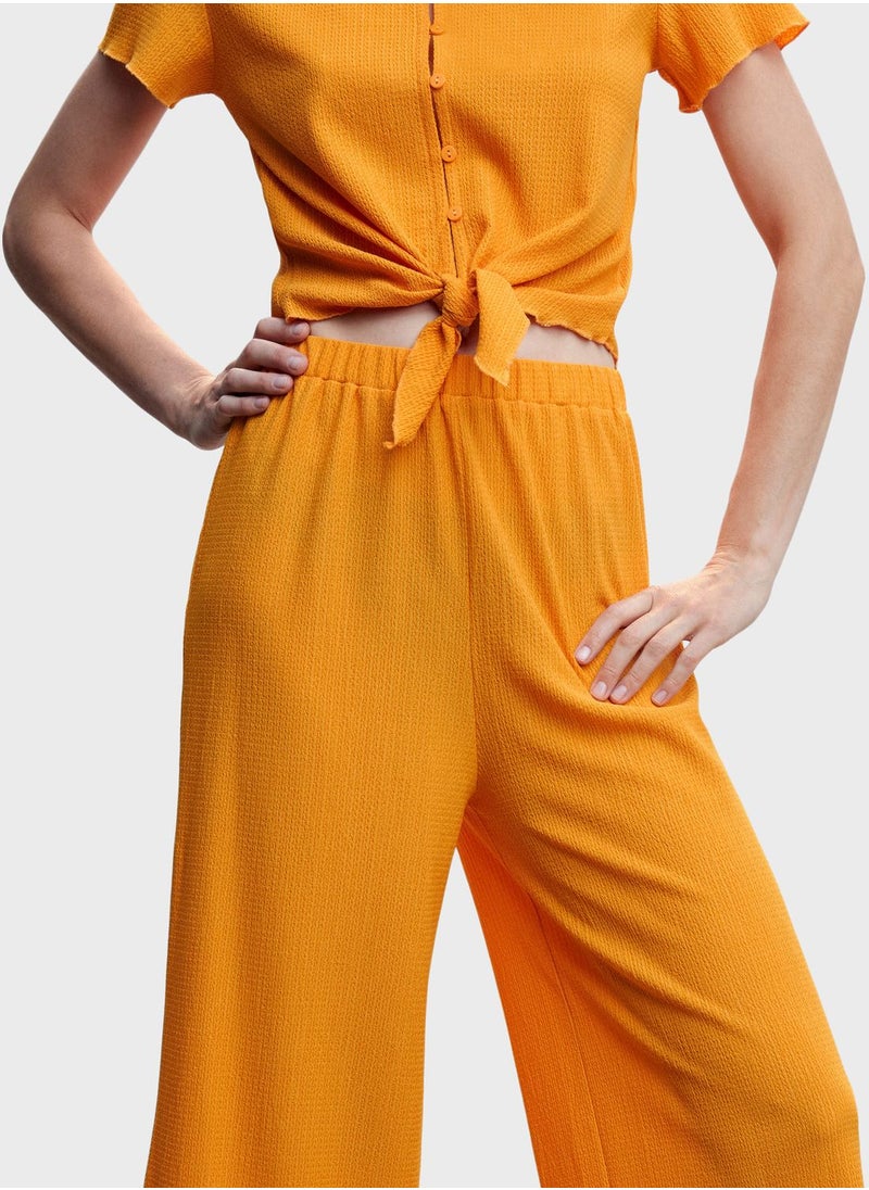 MANGO - Wide Leg Pants - Image 1