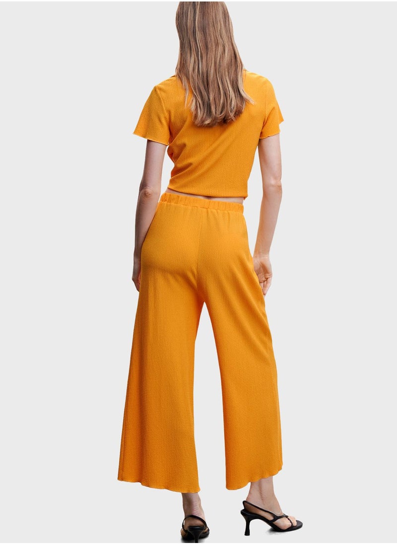 MANGO - Wide Leg Pants - Image 1