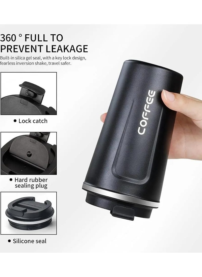 F.A.M.S Travel Coffee Mug Double Wall Insulated Stainless Steel with Leak-Proof Lid, Vacuum Insulated for Hiking, Camping & Traveling Hot Coffee on the G  - Image 3