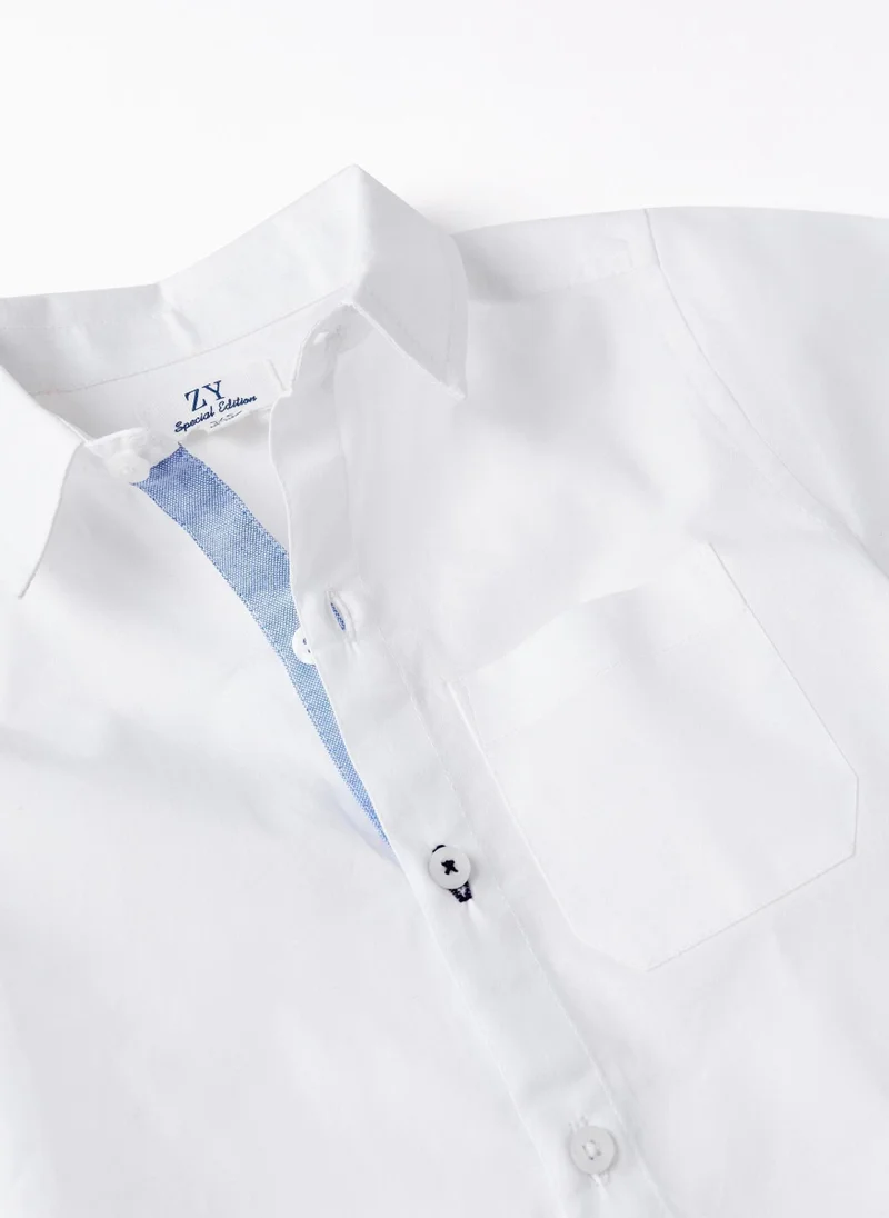 Zippy Cotton Shirt + Shorts for Boys