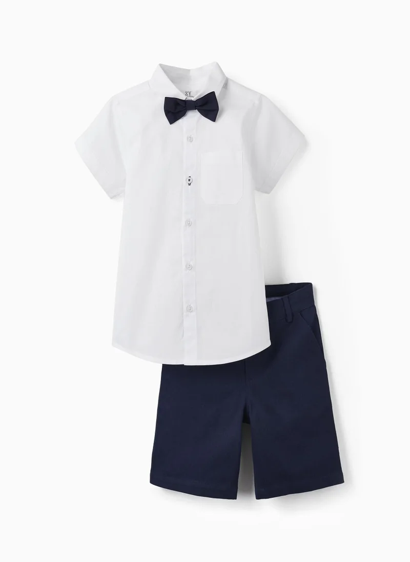 Zippy Cotton Shirt + Shorts for Boys