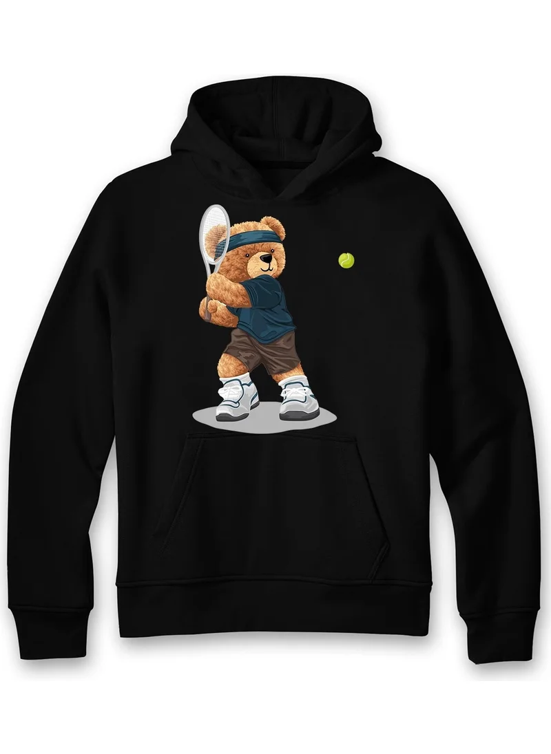 ادا بيبيك تشوكوك Ada Baby Kids Oversize Tennis Player Bear Printed Kids Sweatshirt