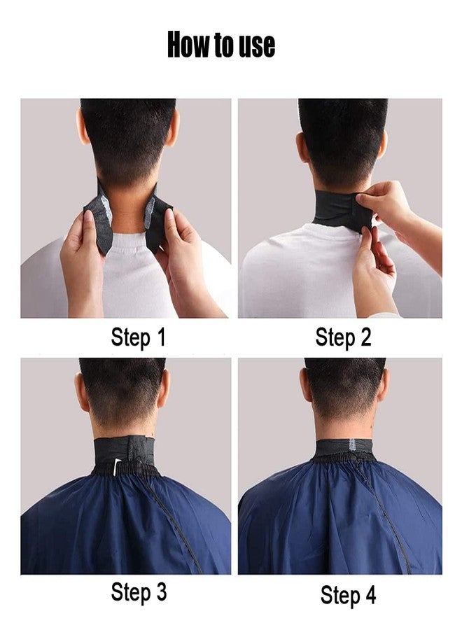 Erioctry 2 Rolls/ 200Counts Black Disposable Barber Neck Paper Strips Professional Stretchy Paper Neck Bands Hairdressing Tool Barber Accessories for Salon Hair Cutting Shaving Styling Coloring - Image 3