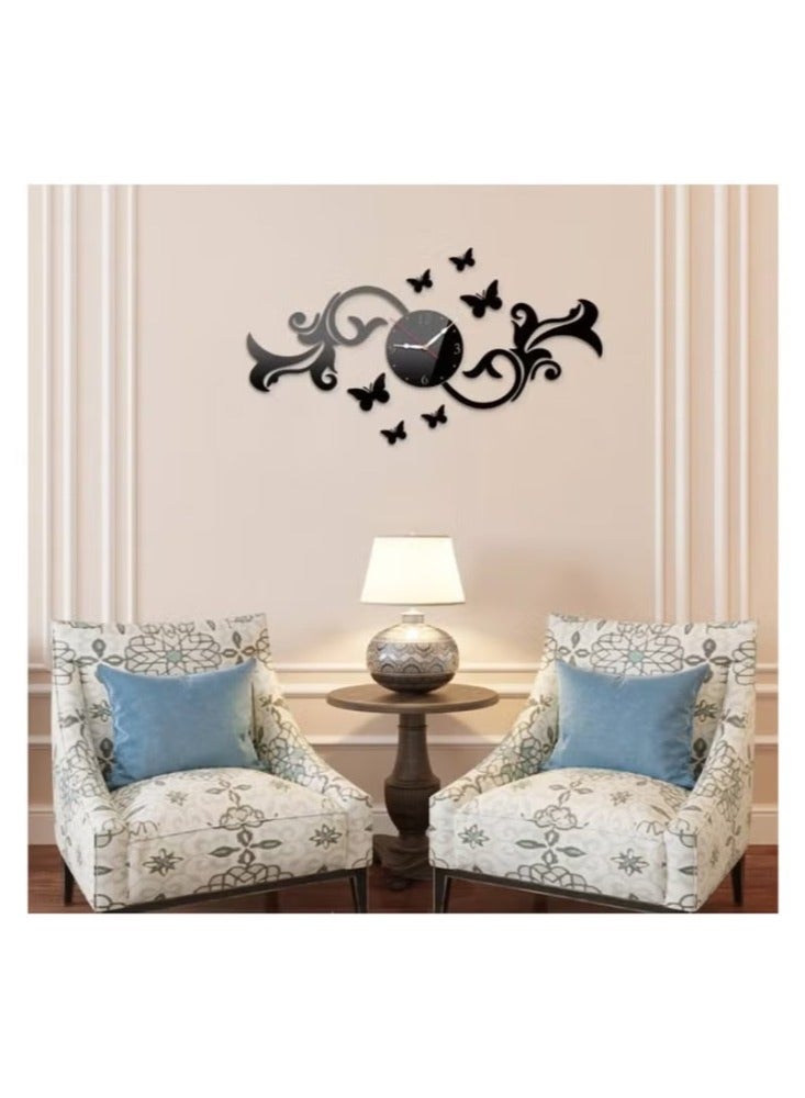 Dreamzon Fancy Butterfly Wall Clock(L)