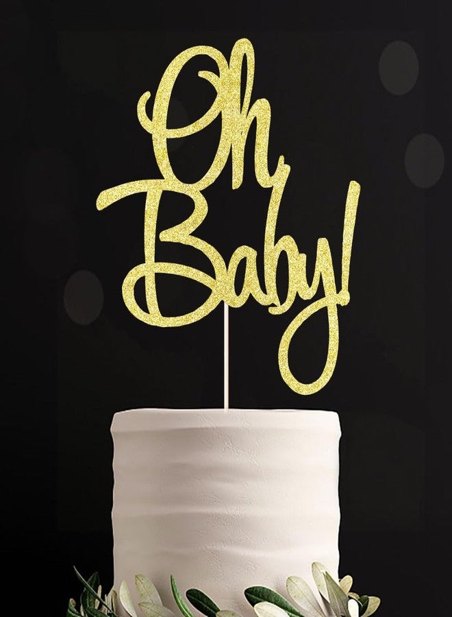 Auteby Oh Baby Cake Topper - Baby Shower For boys and girls - Image 1