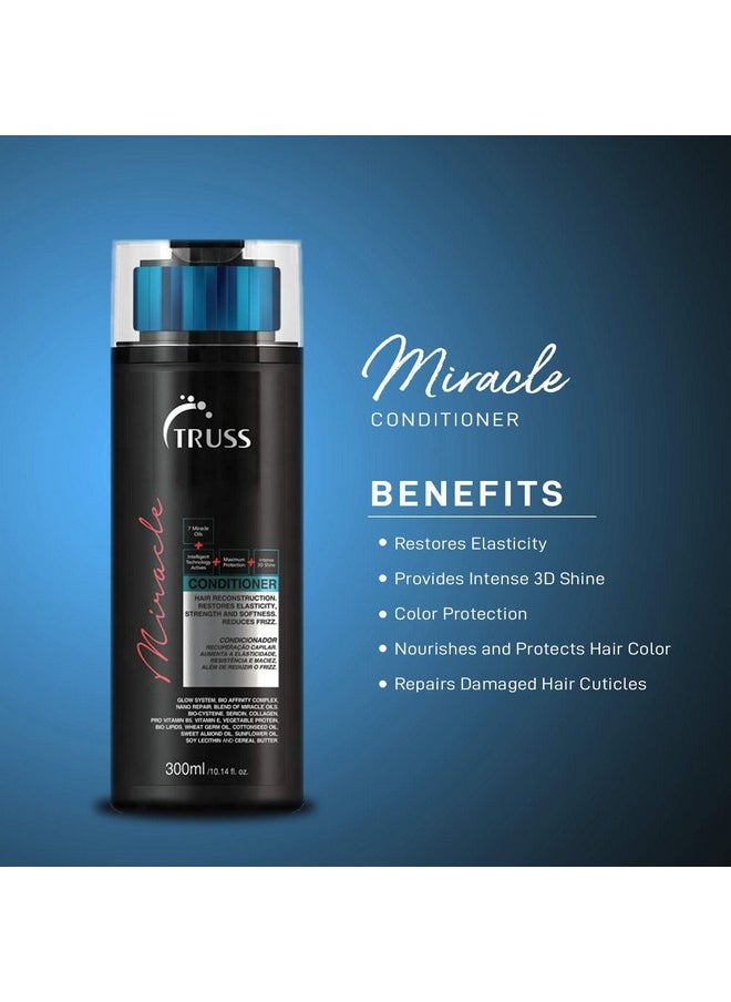 Truss Miracle Conditioner Antiaging Color Safe Repair Conditioner With Amino Acids Lipids To Increase Elasticity Strengthen Hair Adds Shine Frizz Control & Repairs Chemical Damaged Dry Hair  - Image 5