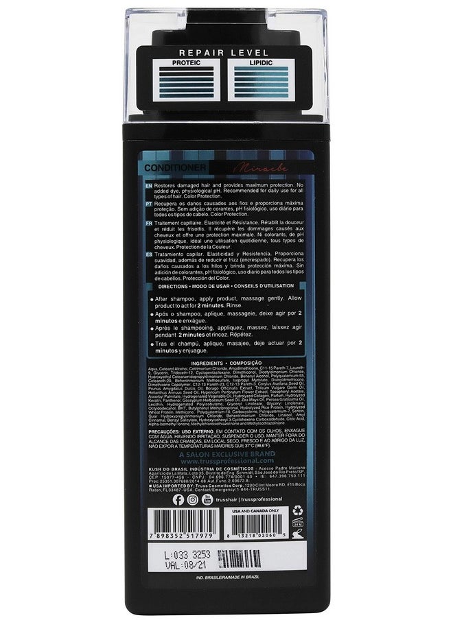 Truss Miracle Conditioner Antiaging Color Safe Repair Conditioner With Amino Acids Lipids To Increase Elasticity Strengthen Hair Adds Shine Frizz Control & Repairs Chemical Damaged Dry Hair  - Image 3