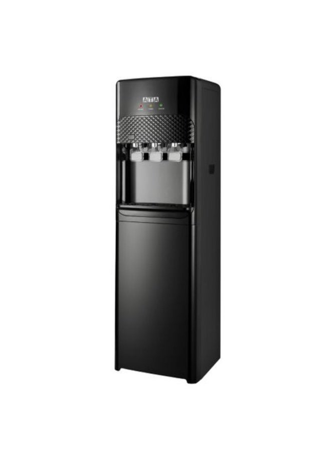 ATA Diamond Water Dispenser A+ 3 faucets black With Cabin – WD002-DAI - Image 2