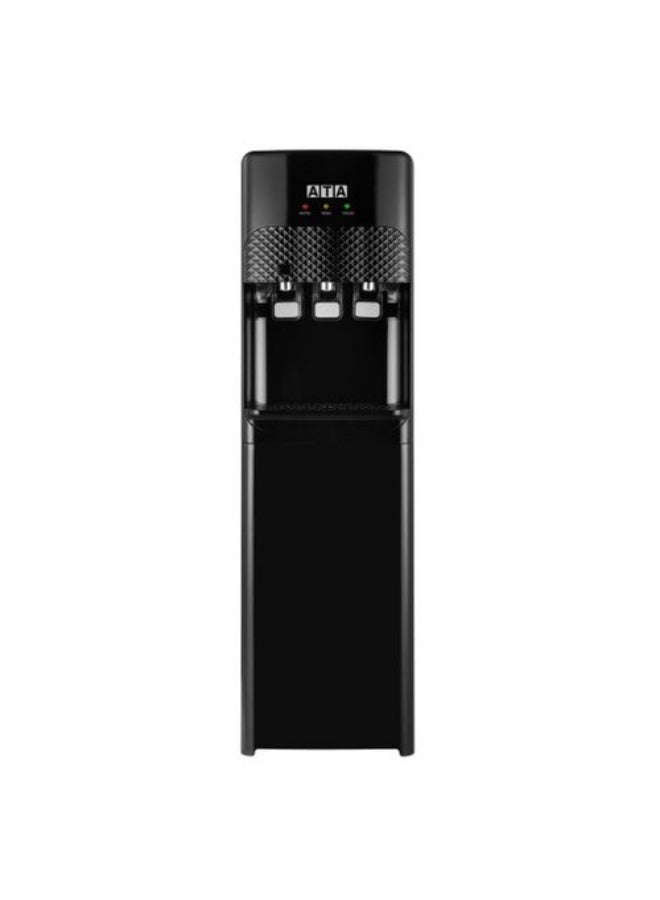 ATA Diamond Water Dispenser A+ 3 faucets black With Cabin – WD002-DAI - Image 1