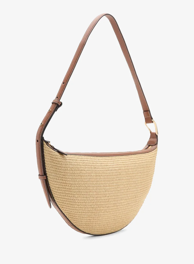 مانجو Textured Shoulder Bag