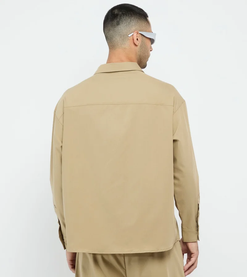 إف5 Men's F5 Long Sleeve Tencel Shirt