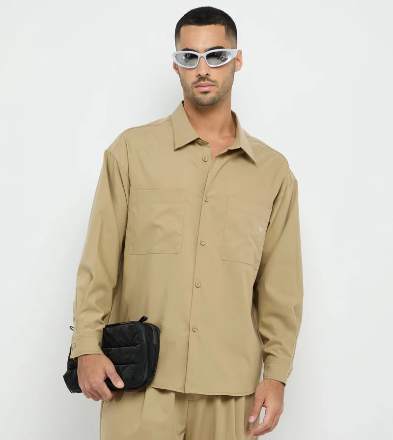 إف5 Men's F5 Long Sleeve Tencel Shirt