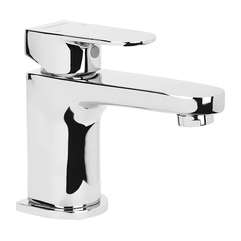 Hindware Italian Collection F340011CP Elegance Single Lever Hot and Cold Basin Mixer Brass with Chrome Finish - Image 2