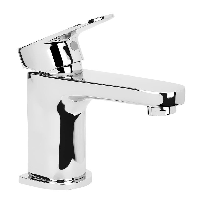 Hindware Italian Collection F340011CP Elegance Single Lever Hot and Cold Basin Mixer Brass with Chrome Finish - Image 3