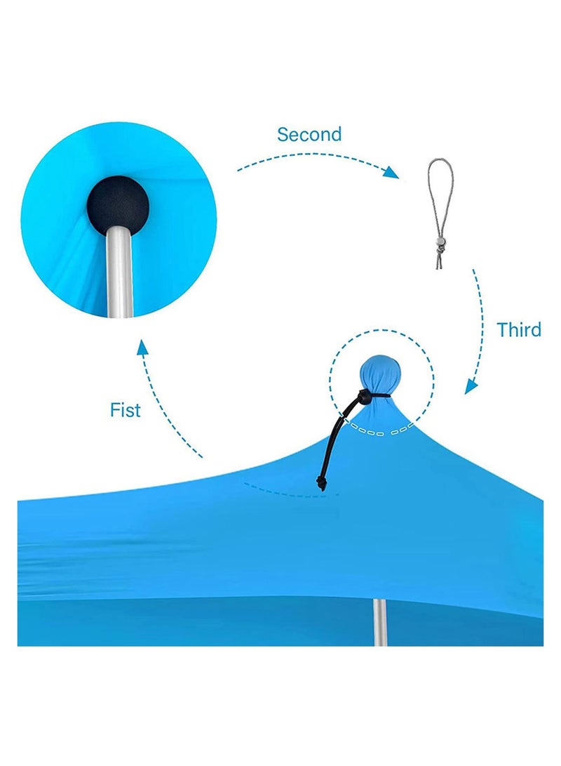 ظل خيمة الشاطئ مضاد للأشعة فوق البنفسجية حوالي 3 أمتار مظلة شاطئ مناسبة - Image 4