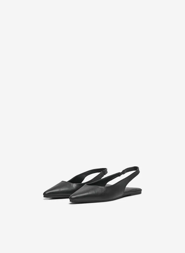 ONLY Onlaura-2 Pu Slingback Ballerinas