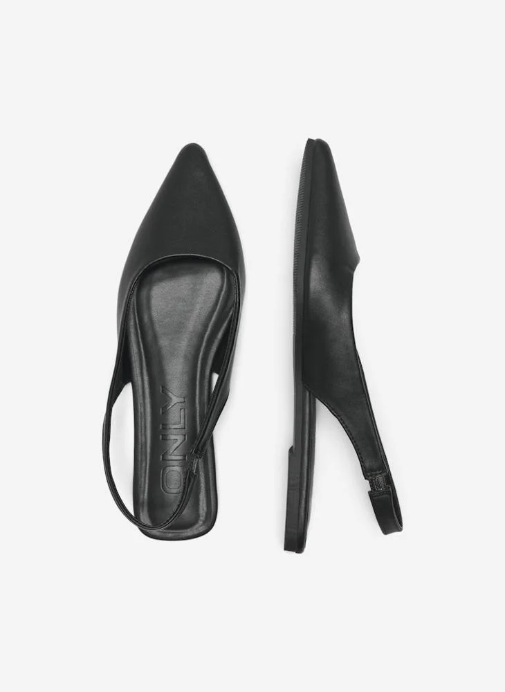 ONLY Onlaura-2 Pu Slingback Ballerinas