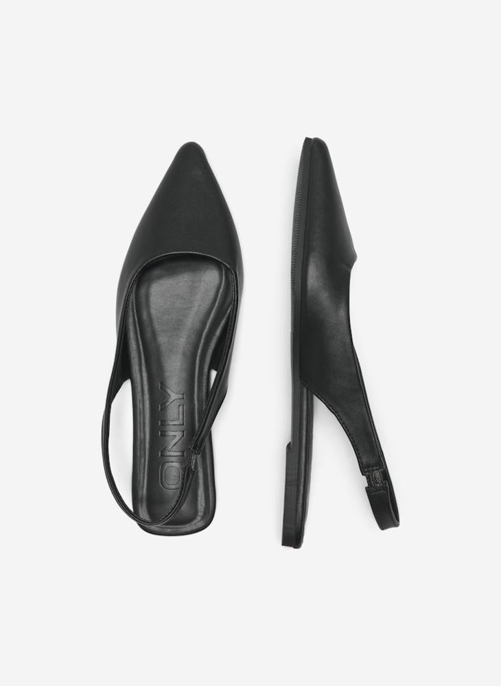 ONLY Onlaura-2 Pu Slingback Ballerinas  - Image 4