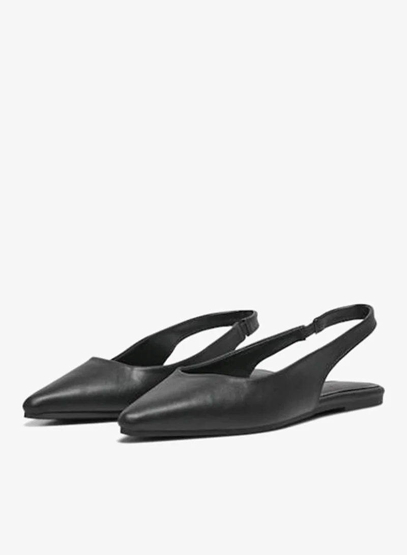 ONLY Onlaura-2 Pu Slingback Ballerinas