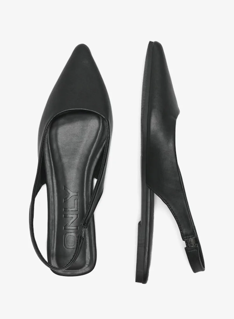 ONLY Onlaura-2 Pu Slingback Ballerinas