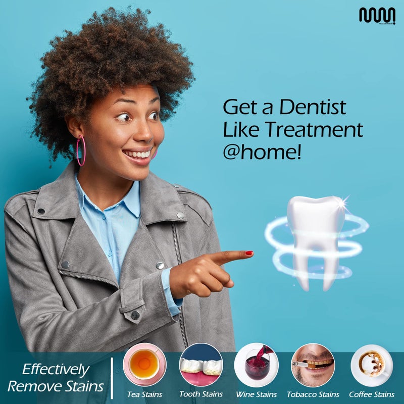 MasterMedi Teeth Whitening Strips, Non-Sensitive White Strip for Teeth Whitening, 14 Treatments - Image 2