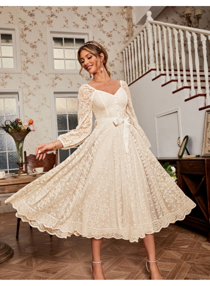 سيمبلي فستان أنيق للنساء الصيفي مزيج خفيف ومريح من القطن المثالي للمنزهات - Image 1