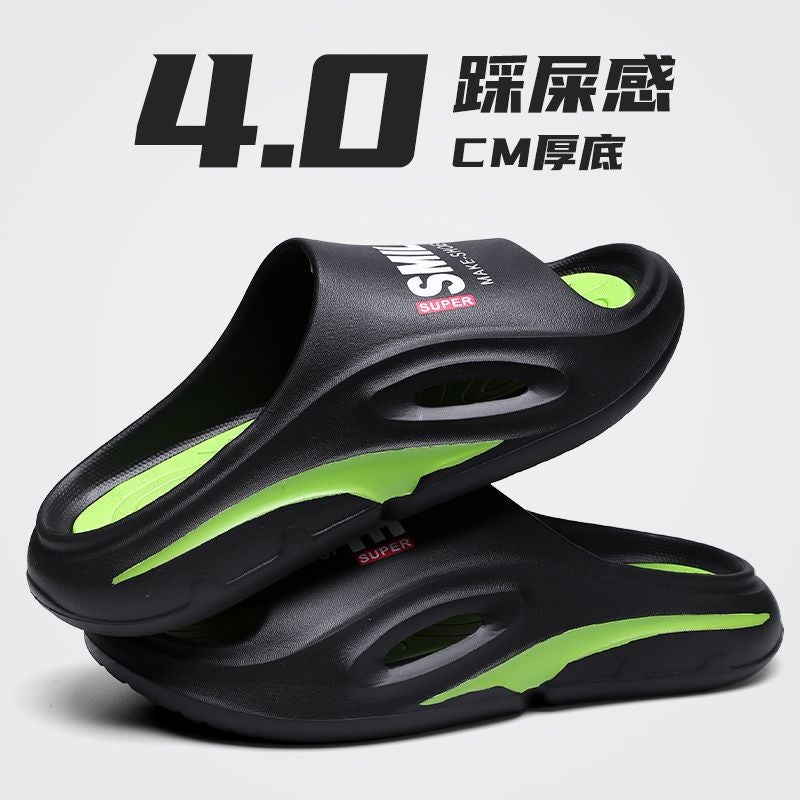 Men'S Sports Slippers Summer Wear-Resistant Thick-Soled Outdoor Indoor Home Non-Slip Deodorant New Men'S Beach Leisure - Image 3