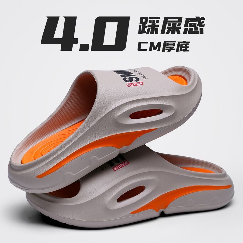 Men'S Sports Slippers Summer Wear-Resistant Thick-Soled Outdoor Indoor Home Non-Slip Deodorant New Men'S Beach Leisure - Image 4