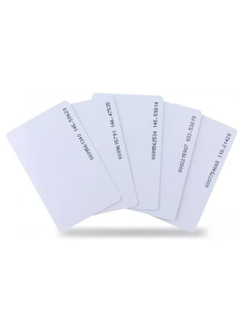 Rubik - 125Khz RFID Cards Fixed Unique Number Printable PVC ID Card Non-Writeable Proximity Smart Cards For Time Attendance Access Control Parking (200 Cards) - Image 1