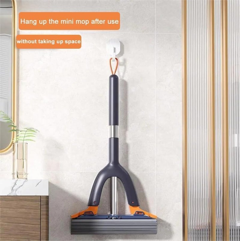DS ENTERPRISE Mini Cleaning Mop with Magic Wiper Portable Strong Absorbent Magic Mini Sponge Mop Wet and Dry Use Cleaning System SelfSqueeze Small Mop for Bathroom Kitchen Desktop Glass Windows Cars - Image 5