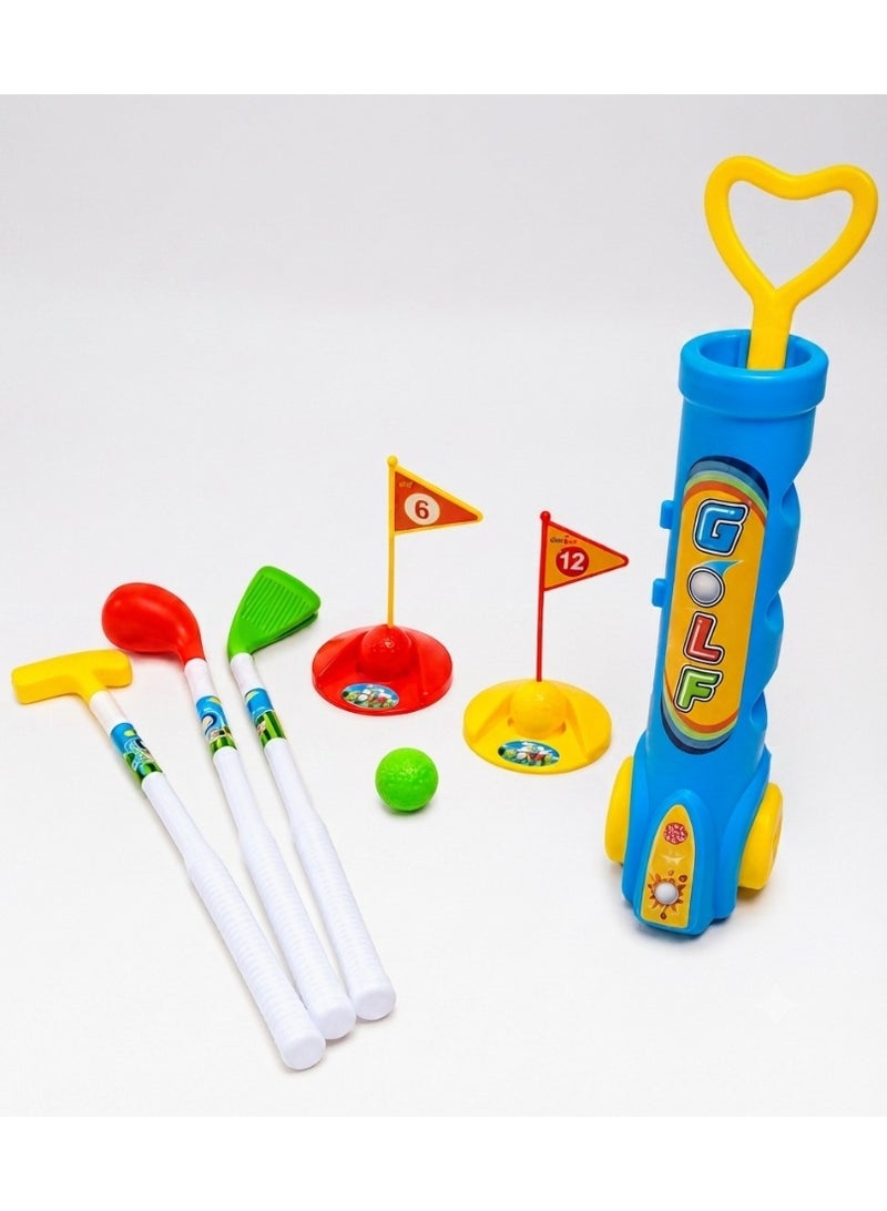 1st Choice First Choice Kids' Golf Set | Wheeled Sports Bag with Clubs and Colorful Balls | Indoor and Outdoor Physical Activity Toys - Image 5