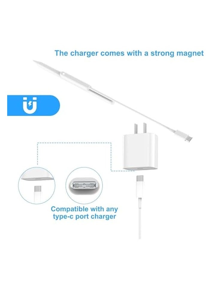 PROMASS Magnetic Charger Compatible for Apple Pencil 2nd Generation, Lightweight and Convenient Charging Adapter for Ipencil 2nd Generation  - Image 4