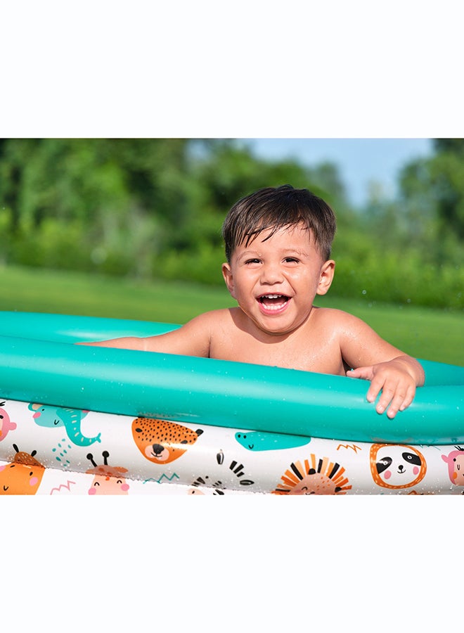 Bestway, 40" x H10"1. x H25cm Safari Pals Kiddie Pool Inflatable Outdoor Water Play Toy for Kids and Families, Durable Premium Quality Material, Easy Inflate and Deflate Design, Pool Beach Garden Summer Fun Activity, 02m - Image 5